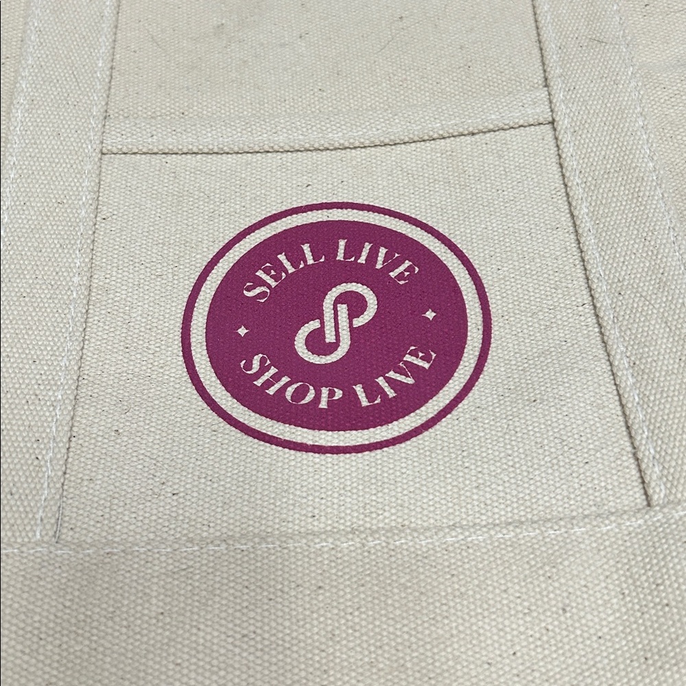 POSHMARK Cream Tote Bag with Logo
NWOT - Picture 5 of 6